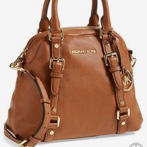 Michael Kors Bedford large Bowling Satchel Brown
